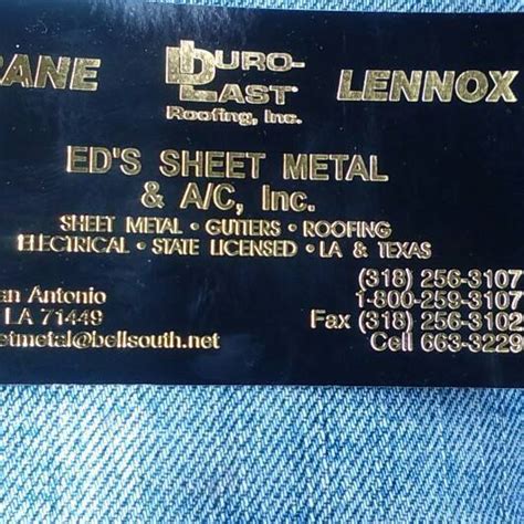 eds sheet metal many la|Ed'S Sheet Metal Ac & Roofing .